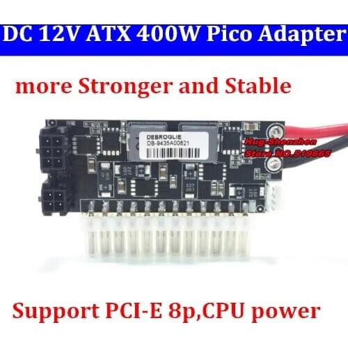 Stronger 400W Output Switch Power Supply Module for PC DC 12V 24Pin Pico PSU ATX Switch PSU Car Auto Mini ITX support PCI-E 8P