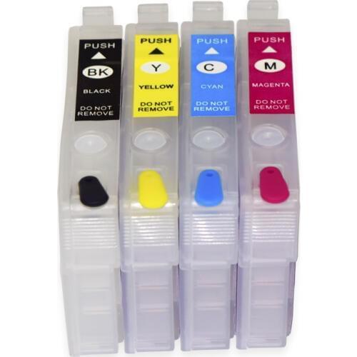 Europe 502xl refill ink cartridge with auto reset chip for epson Expression XP-5100 XP-5105 WF-2860DWF WF-2865DWF printers