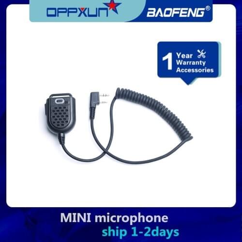 Speaker Microphone BF888S for Two Way Radio Hand Microphone Walkie Talkie UV5R UV5RE UV5RA UV6R BF888S MIC