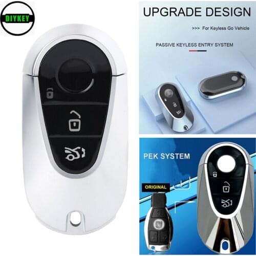 DIYKEY Modified As Mercedes Benz S Class Smart Remote Car Key Case for BMW for Mercedes-Benz for Audi for Land Rover,PKE System