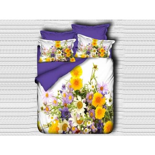 Best Class Digital Printed 3d Double Personality Duvet cover set Blossom