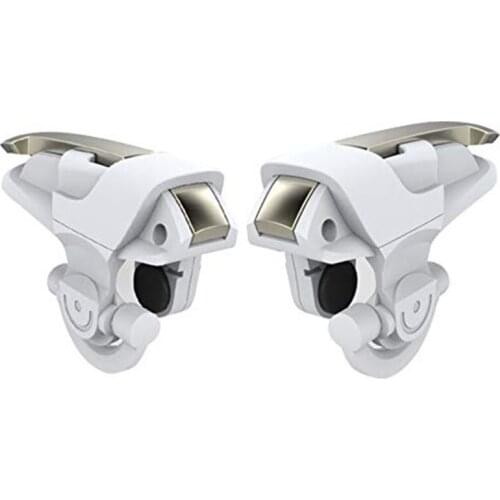 Mobile Phone Game Auxiliary Tool 4 Finger Trigger Cellphone Game Controller Portable Smartphone Gamepad for Phone