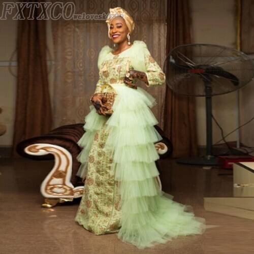 Fahion Hi-Lo Mint Tulle Skirt Formal Party Wear Custom Made Tiered Long Overskirt Elegant Fashion Women 2020 mujer faldas