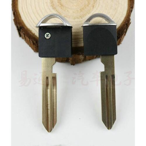 Uncut Blade Remote Smart Prox Emergency Insert Fob Uncut Blade Insert Car Key Styling Cover For Nissan Infiniti Free Shipping