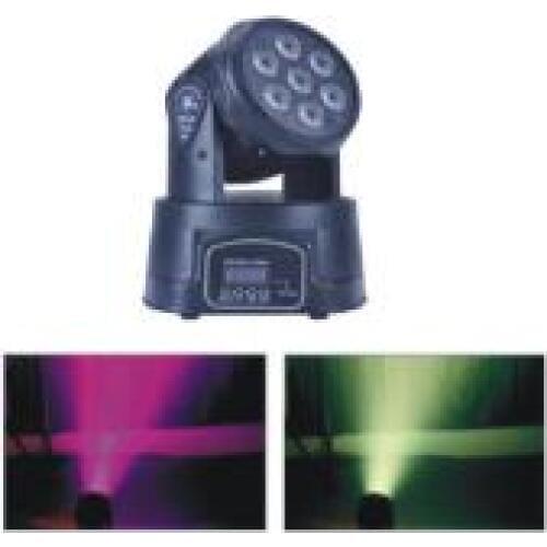 New 7pcs dmx512 10W Mini rgbw 4 in 1 led moving head light function stage club party dj disco beam lighting