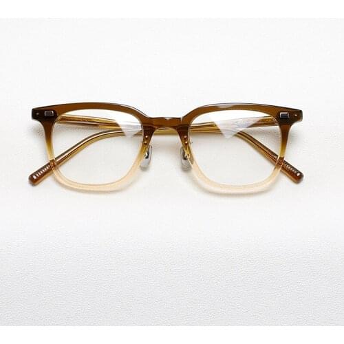 New Arrive Vintage Acetate Myopia Eyeglass Frame EV319 Hand Craft Women Men Classical Square Type High Level Original Quality