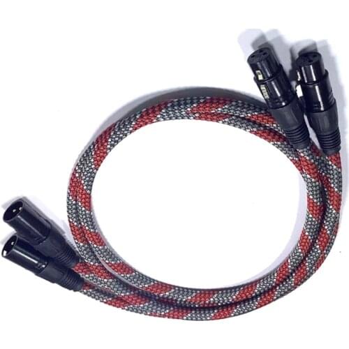 New Hi-End 4 Cores Silver Plated Balance XLR Cables For Multimedia CD DVD Player AMP HIFI Audio Signal Link Wire