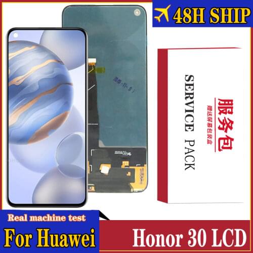 6.53” Original Display for Huawei Honor 30 LCD Touch Screen For Huawei Nova 7 Digitize Screen with Frame for BMH-AN10