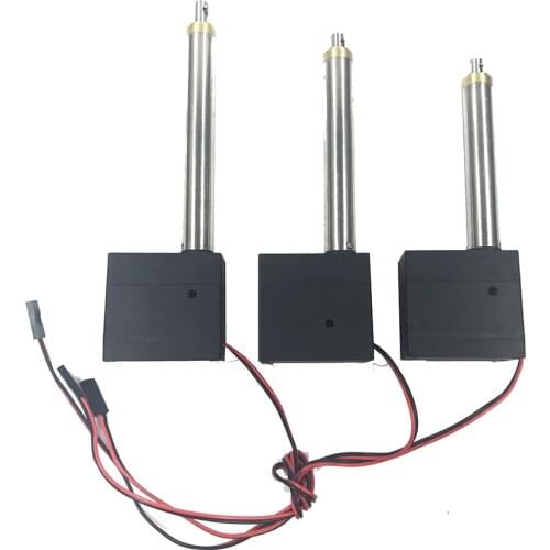 3PCS Huina Plastic Strength Main Arm Second Arm Bucket Arm Driving Rod With Servo For Huina 550 RC Excavator RC Car Parts