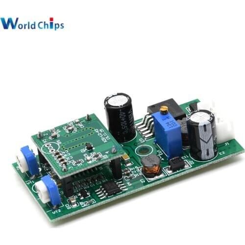 DC 36V to 12V Microwave Radar Motion Sensor Switch Human Body Induction Detector Controller Switch DIY Kit 7m Sensing Distance