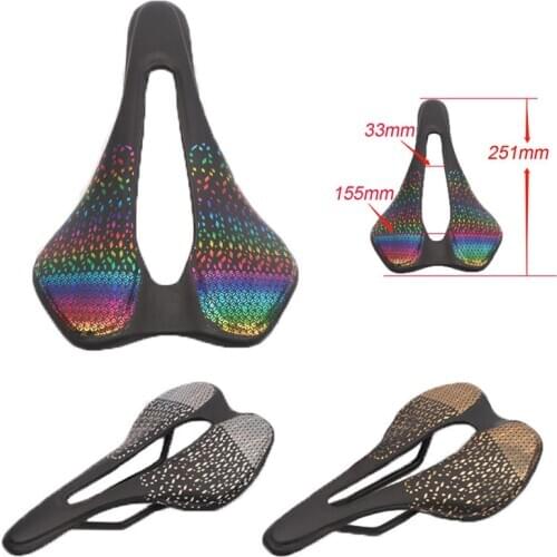 Carbon Bicycle Saddle MTB Bike Saddles Carbon Fiber Saddle 251-155 mm Road Bike Bicycle / Steel Saddle Rails Bicycle Cycling