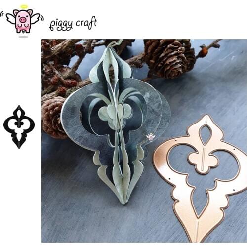 Piggy Craft metal cutting dies cut die mold 3D flower decoration Scrapbook paper craft knife mould blade punch stencils dies