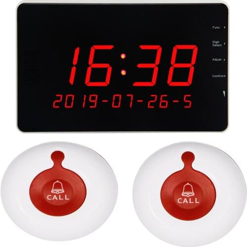 W611-G10C Elderly Patient Wireless Nursing Pager Intelligent Call System Nurse Call Alarm Home/Personal Care Pager Patient