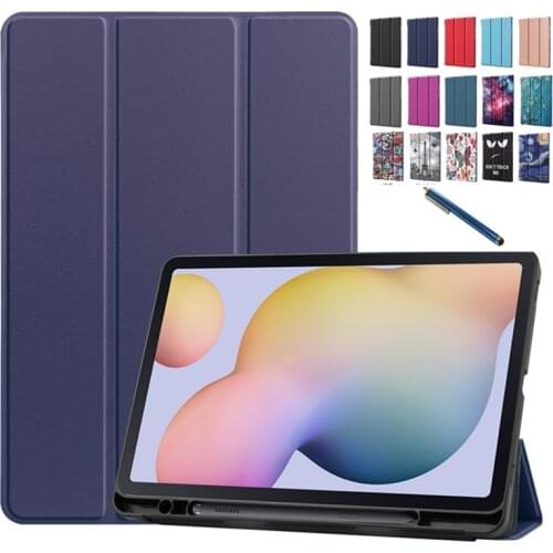 Smart Magnetic Case for Samsung Galaxy Tab S7 Case with S Pen Pencil Holder Cover Funda for Galaxy Tab S7 Case SM-T870 T875 11