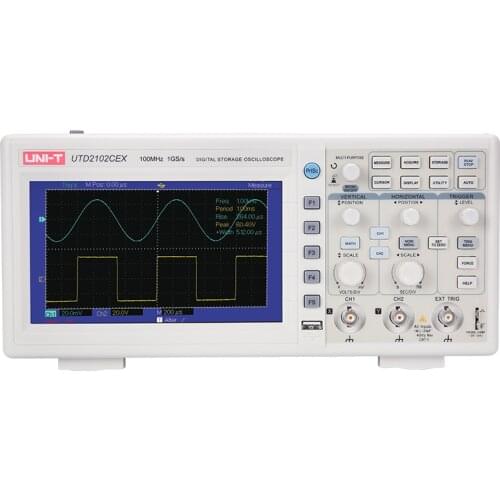 UNI-T UTD2102CEX digital storage oscilloscope digital cathode ray oscilloscope probe oscilloscope