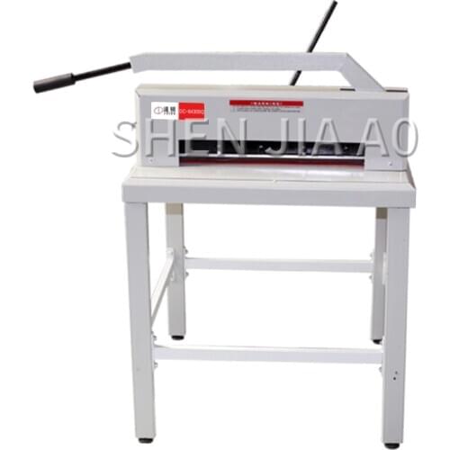 Vertical manual paper cutter 430mm format small thick desktop paper cutter multi-function paper cutter DC-8430SQ hot