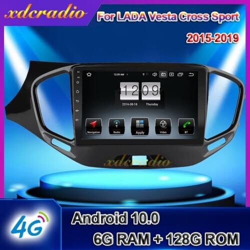 Xdcradio 9" Android 10 For LADA Vesta Cross Sport Car Radio Auto DVD Multimedia Video Player GPS Navigation Carplay 6+128G 4G