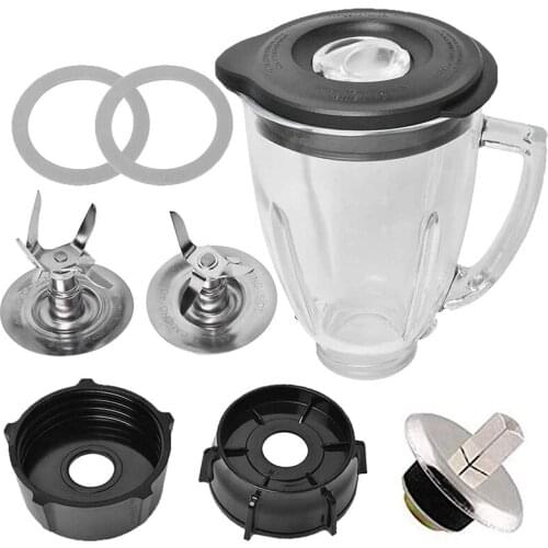 Replacement Parts Compatible for Oster Blender, 6 Cup Glass Blender with Ice Blade,Bottom Cap,Spin Accessories