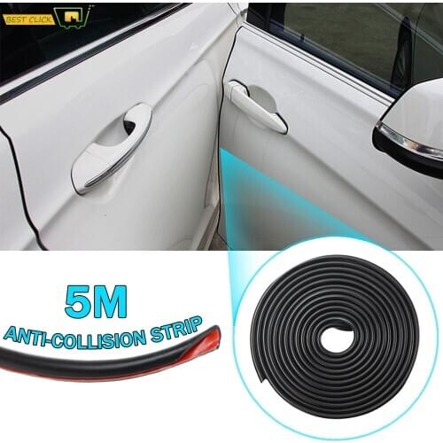 5M Car Door Scratch Strip Protector Edge Guard Sticker Trim Styling Molding For VW Polo Lada Granta Xray Rio Solaris Duster