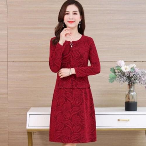 Spring Autumn Dress Temperament long section belly cover was thin thin bottom Vestidos 2020 new retro printed dress A765