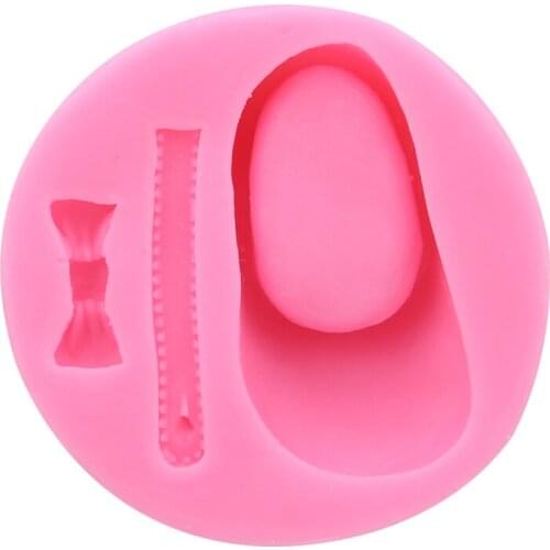 1PC Baby Infant Shoes Silicone Mold Cupcake Fondant Cake Decorating Tools DIY Sugarcraft Decoration Candy Cake Tools