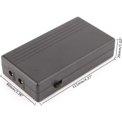 12V2A 22.2W UPS Uninterrupted Backup Power Supply Mini Battery For Camera Router