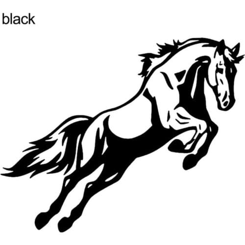 19cm*15cm Car Body Stickers Horse Animal Reflective Car Motorcycle Outdoor Sticker Car-styling
