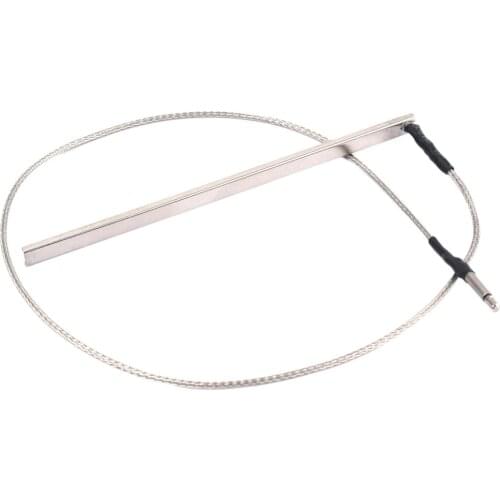 1x Sensitive Piezo Under-Saddle EQ Pre-Amp Pickup with Guitar Plectrum Pick for Acoustic Guitar 96mm L