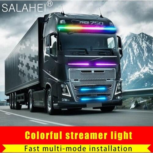 24V 5050SMD Strobe Running Streamer Led strip lights Dynamic Streamer For Van Truck Tailgate Flexible DRL Car Styling