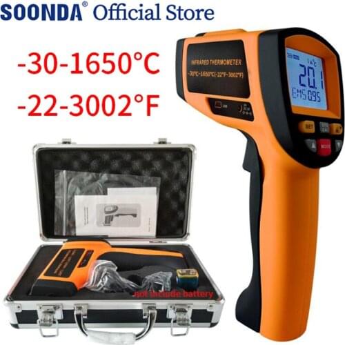 -30-1650 Degrees Non-Contact Industrial Laser IR Thermometer Digital Infrared Thermometer 50:1 Infrared Temperature Instrument