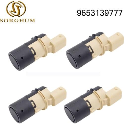 4Pcs 9653139777 Car Parking Radar Sensor 9649186580 9643326380 659095 602775 For P eugeot C itroen R enault 307 308 SW CC