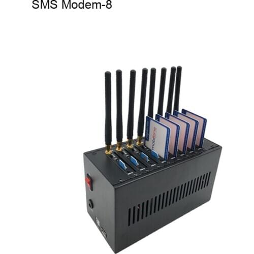 8 Port USB GSM Pool / Multi Sim Card Modem With Free SMS Software