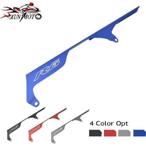 Motorcycle CNC Aluminum Rear Tire Mud Chain Guard Sprocket Cover For 2003 2004 2005 2006 2007 2008 2009 Yamaha YZF R6 R6S YZF-R6