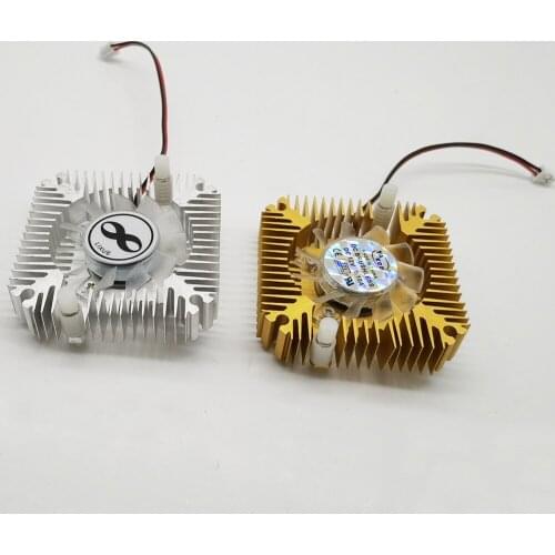 Aluminum Heatsink with fan for 5W/10W LED light Cooling Cooler DC12V