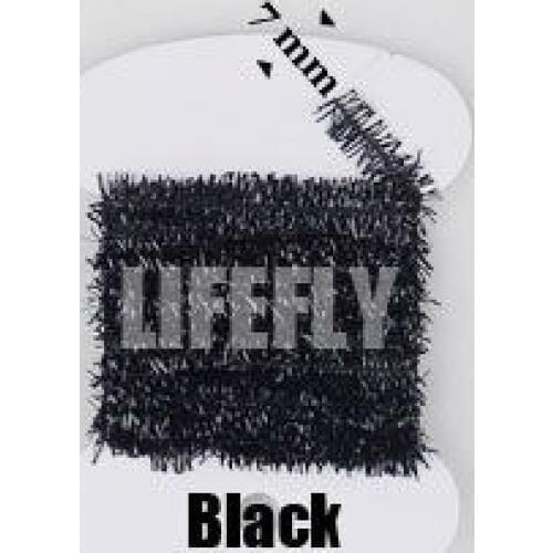 Black Color, 20 Cards Ice Cactus Chenille, Fly Tying, Jig, Lure Making, Fishing