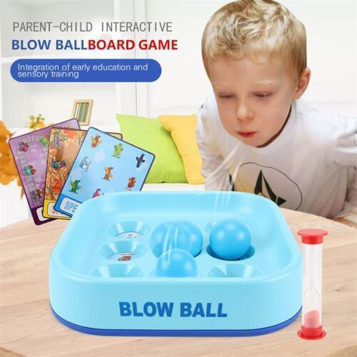 Children Interactive Blowing Ball Battle Game Sports Toy Gadgets Novelty Training Chess Balloon Educational Toys Kids Gifts