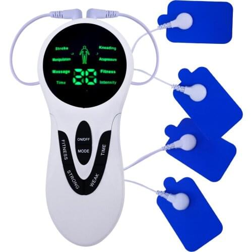 8 Modes Tens Machine EMS Electronic Pulse Massager Electrical Nerve Muscle Stimulator Acupuncture Low Frequency Physiotherapy