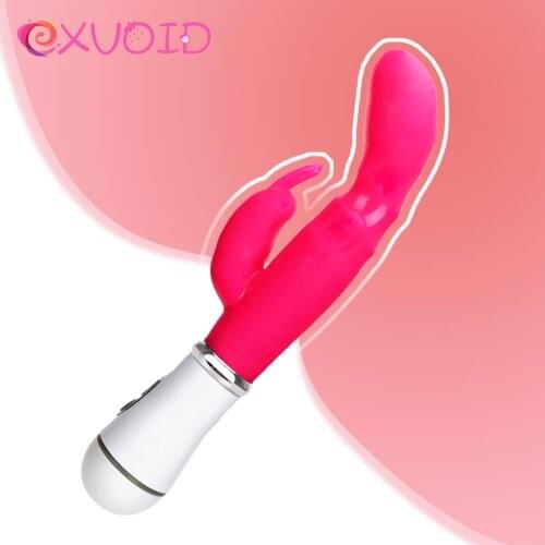 EXVOID Rabbit Vibrator Dual Motor G-spot Massager Vibrator Sex Toys For Women Female Masturbate Clitoris Stimulate Adult Product