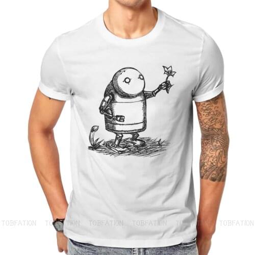 Nier Replicant Yonah Kaine Game Newest TShirt for Men Automata Round Collar Basic T Shirt Distinctive Birthday Gifts Tops 6XL