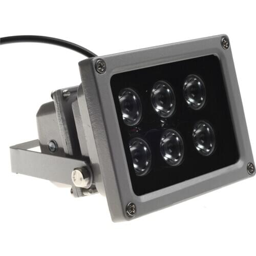 CCTV LEDS IR Illuminator Infrared Lamp 6pcs Array Led IR Outdoor Waterproof Night Vision CCTV Fill Light for CCTV Camera