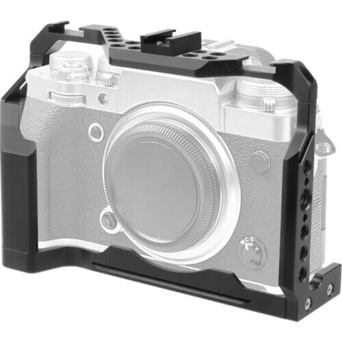 Camera Cage for Fujifilm XT40 Protective Case Rig w/ Handle Cold Shoe Mount Rig Stabilizer Rail Rod System Kit for FUJI XT-40