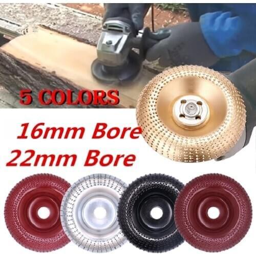 Round Wood Angle Grinding Disc Wheel Sanding Carving Rotary Tool Carbide Coating Shaping Sanding Tool