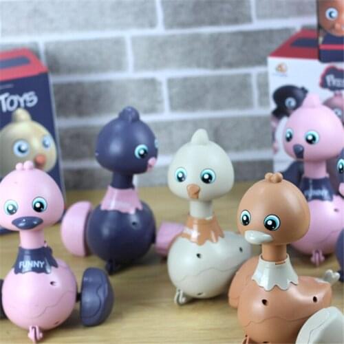 Cartoon Cute Chicken Staying Cute Duck Chick Duckling Push Back Spring Inertia Walking Small Animal