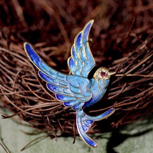OIMG Bird Brooches For Clothes