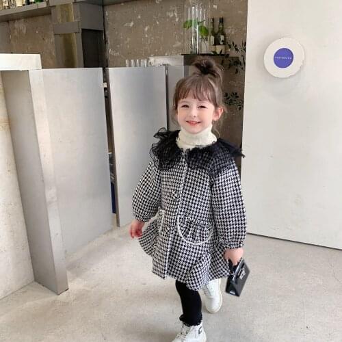 Coat CN Spring Autumn Polyester Knee-Length Children Casual Girls Fashion