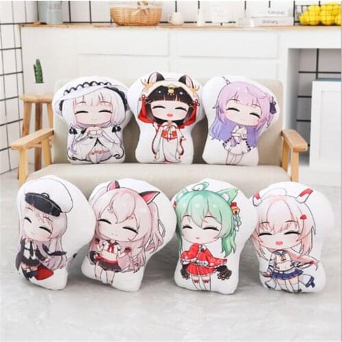 Anime plush pillow Azur Lane cartoon print pillow cosplay adult children Kawaii pillow