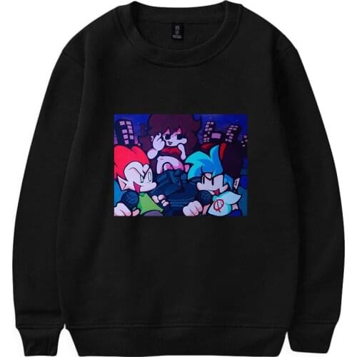 Friday Night Funkin Game Fashion Prints O-Neck Sweatshirts Women/Men Long Sleeve Sweatshirts Hot Sale Casual Streetwear Clothes