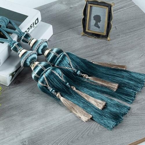 Curtain Bandage One-Pair Package Simple Modern Creative Tie Band European High-End Curtain Rope Hanging Ball Decorative Tie Ball