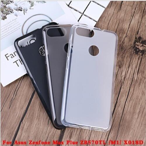 For Asus Zenfone Max Plus M1 ZB570TL X018D Case Silicone Cover Soft TPU Transparent Cover Funda Mobile Phone Cases