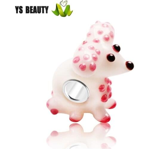 Dog shaped glass beads Murano Glass Beads are suitable for European amulet bracelets DIY jewelry lampwork beads